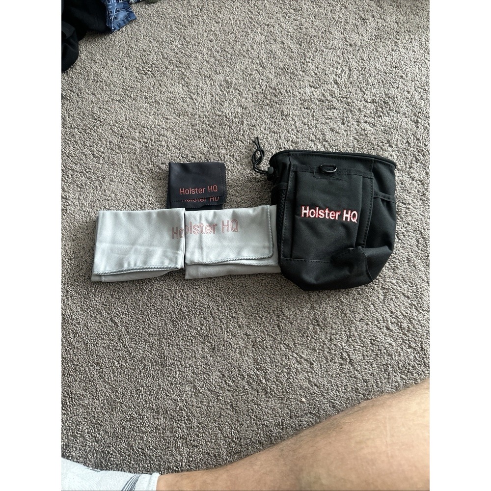 NEW Holster HQ Tactical Utility Range Pouch Gear Bag w/ 3 Microfiber Cloths